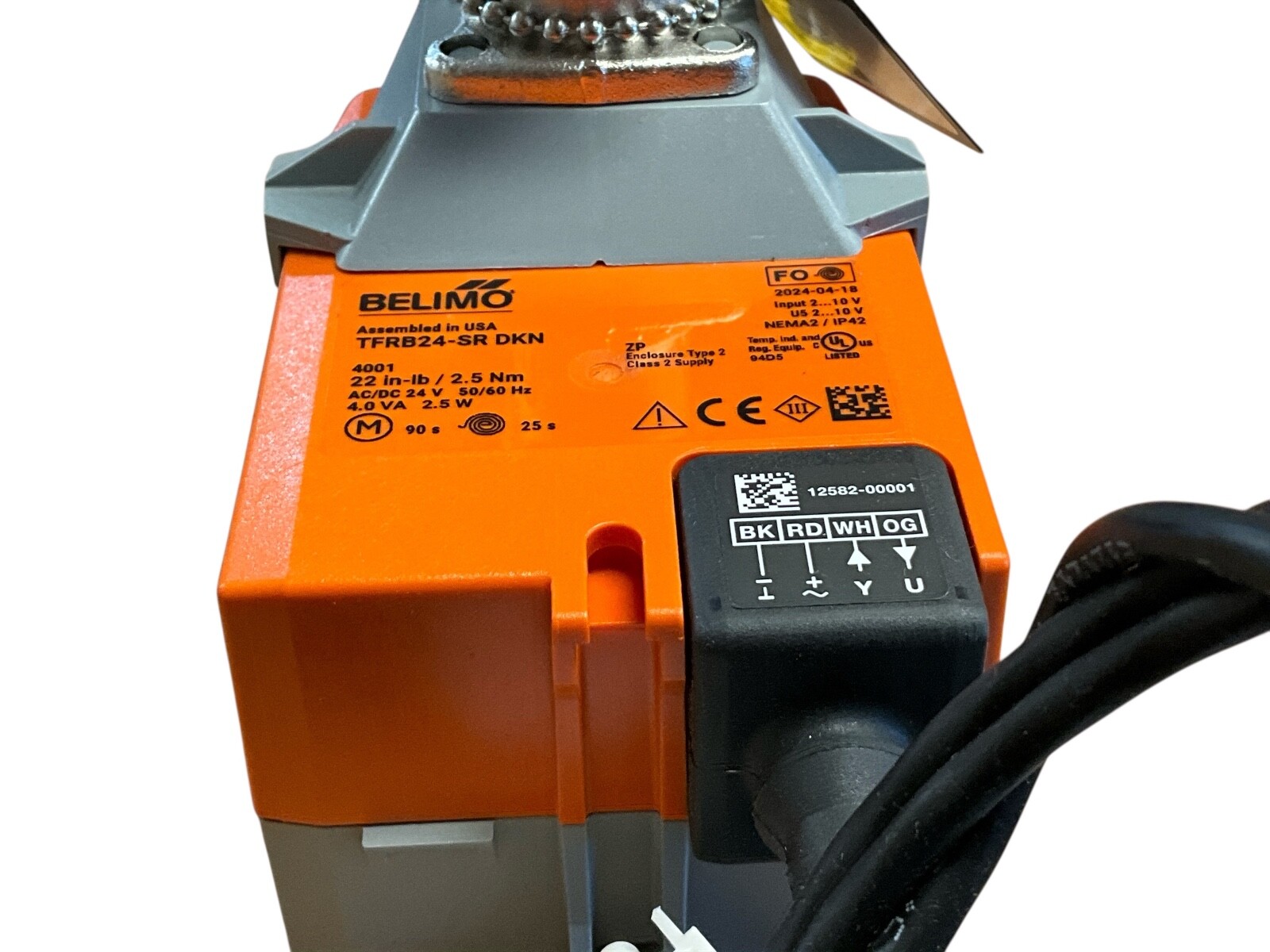 TFRB24-SR DKN BELIMO, CHARACTERIZED CONTROL VALVE COMBO