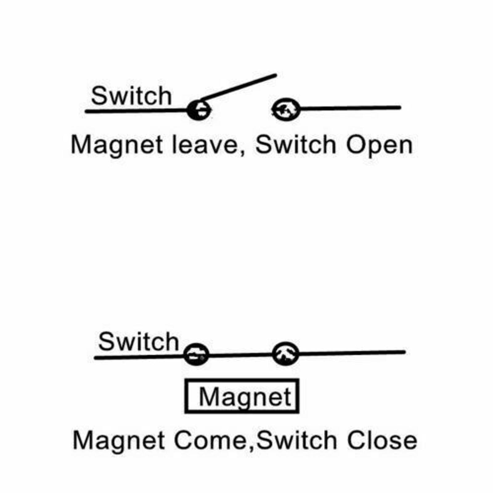 10Pack 31B For Security Magnetic Reed Switch NC NO Combined Door Contact Sensor