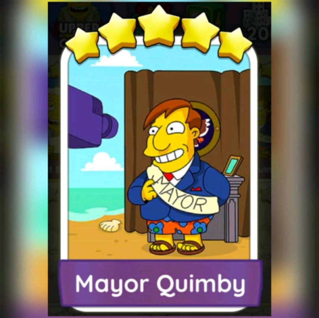 1 x Mayor quimby 5⭐ sticker Monopoli_Go! - Top Seller  ( FAST SENDING)