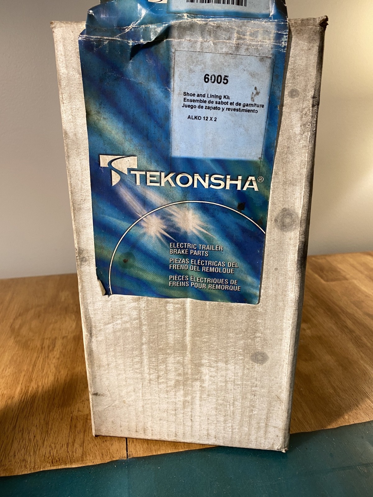 Tekonsha 6005 Brake Shoe Kit Fits AL-KO 12" x 2" Electric Brakes