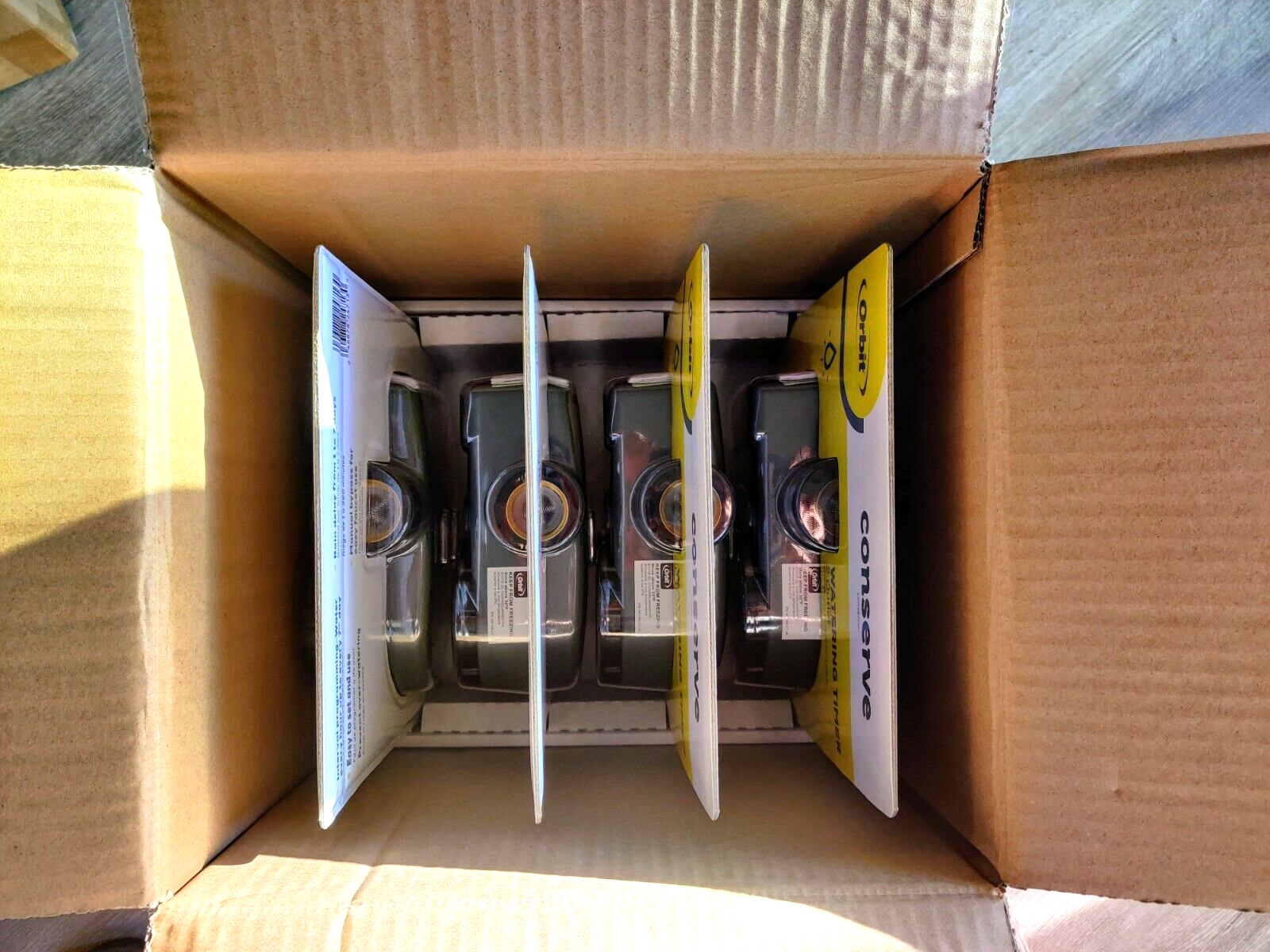 BOX OF 4 Orbit Conserve Digital Water Timer 2 Outlet - NEW Programmable