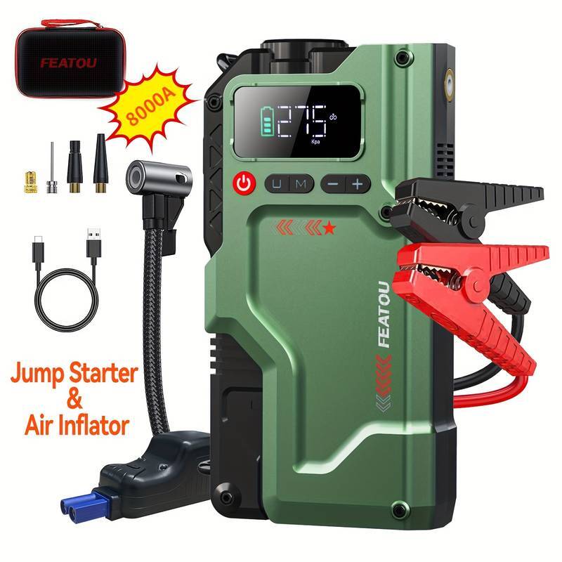 Refurbished Car Jump Starter Booster Jumper Box Power Bank Battery Charger 8000A