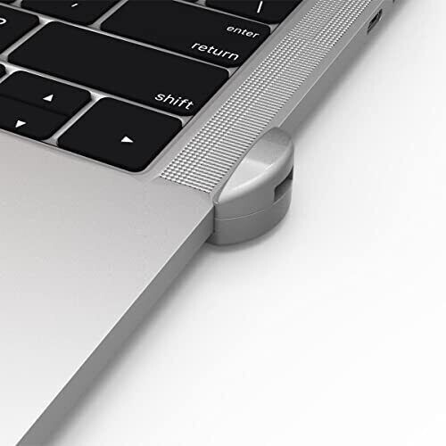 Maclocks MBPRLDGTB01KL Security Laptop Ledge Lock Adapter with Keyed Cable Lo...