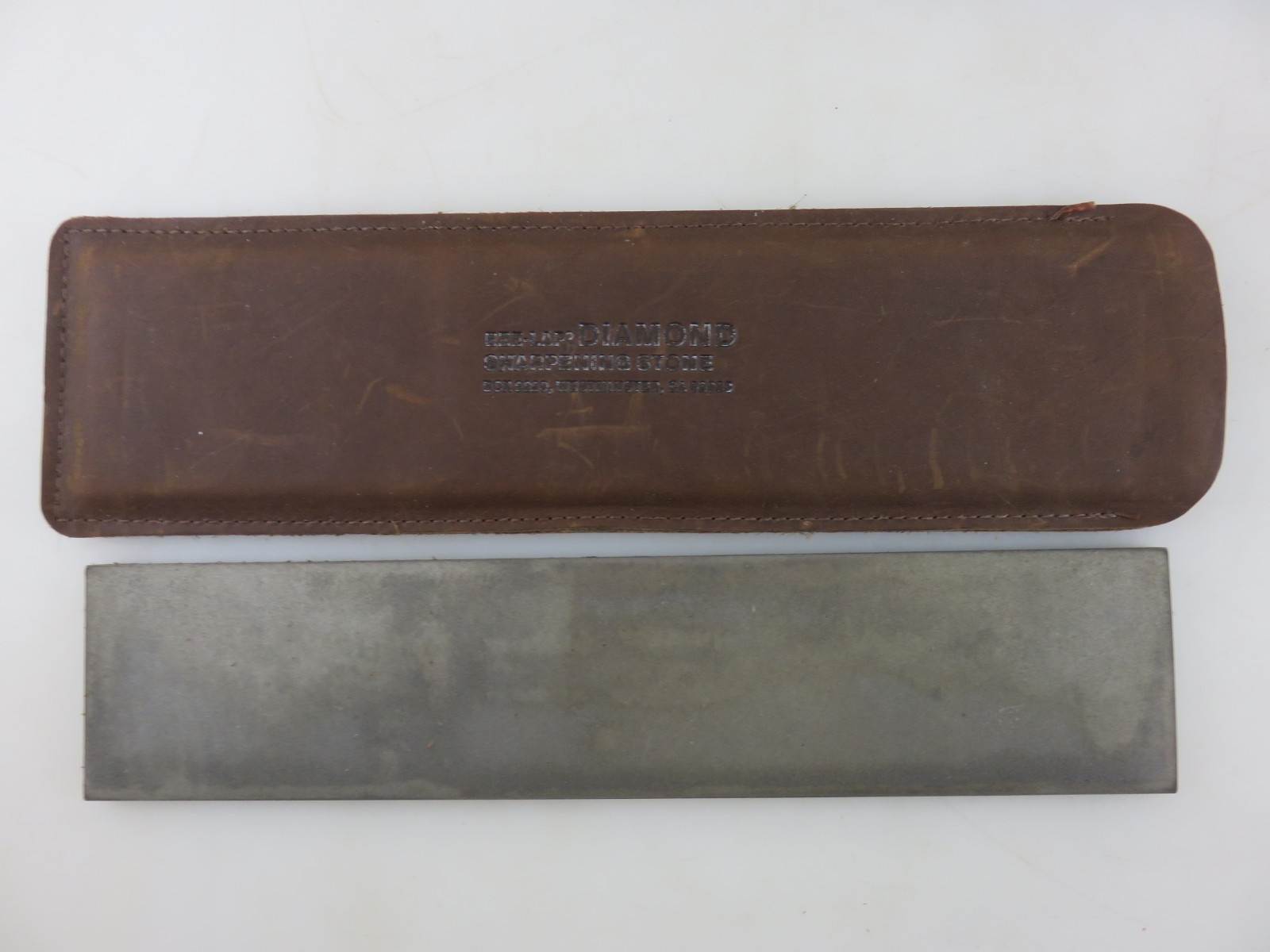 EZE-LAP Diamond Plate Sharpening Stone 11.25"x2.5"x.25" Vintage Made In USA