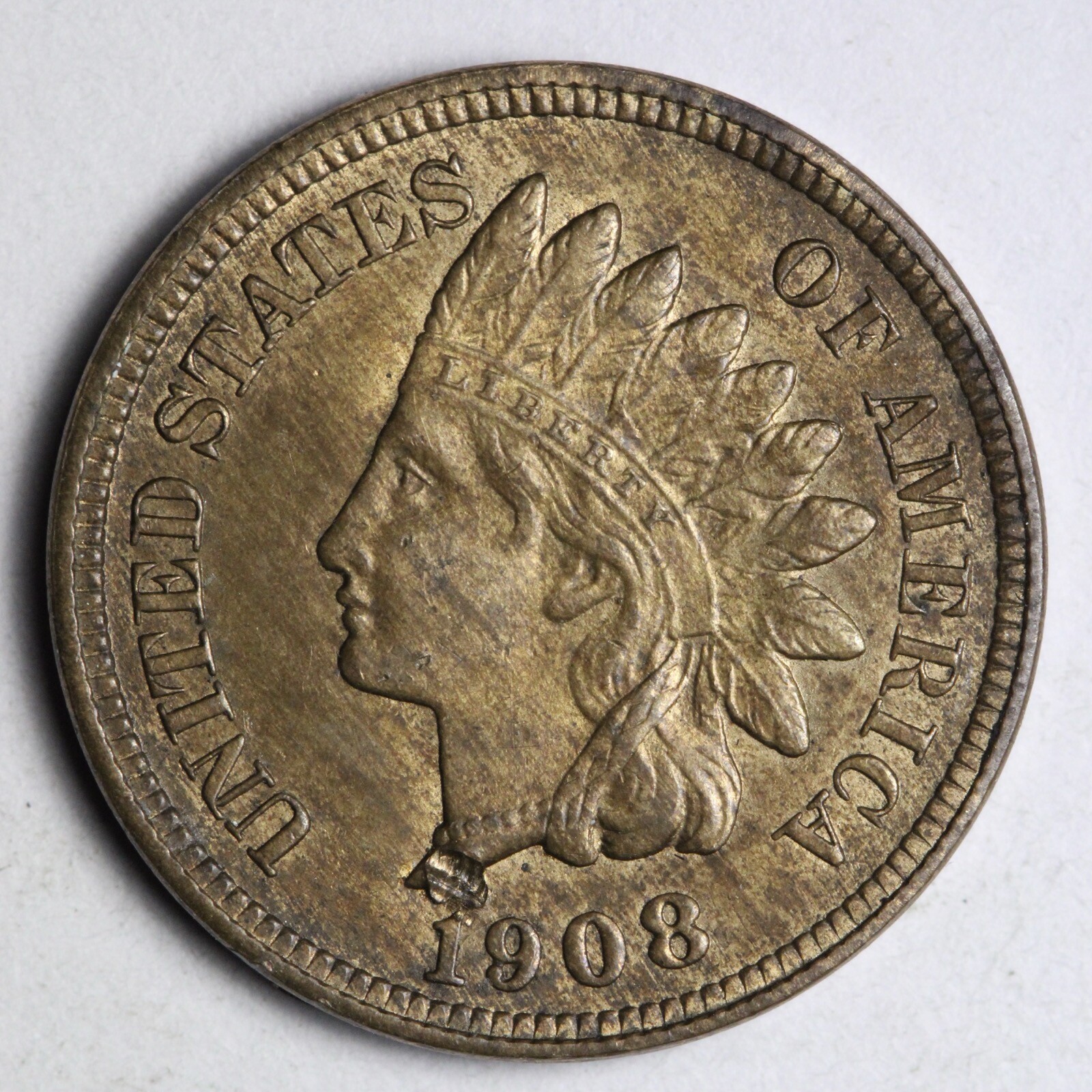 1908 Indian Head Cent Penny BU *UNCIRCULATED* MS E131 GMK