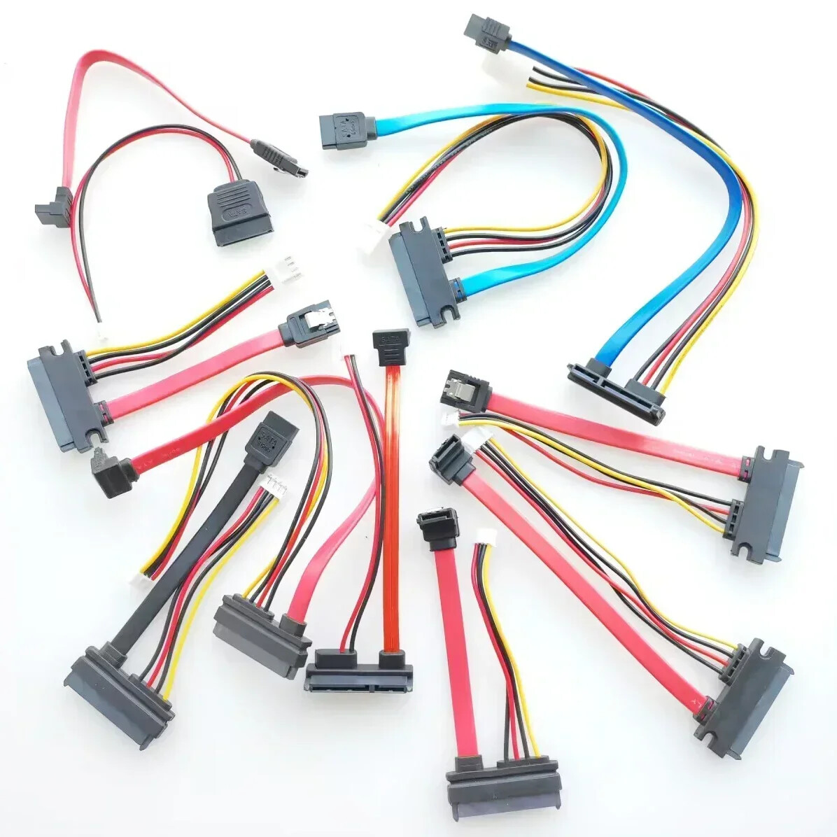 7+15 22P to SATA Hard Disk HDD IDE EH FDD XH2.54 PH2.0 2P 4pin Power Data Cable