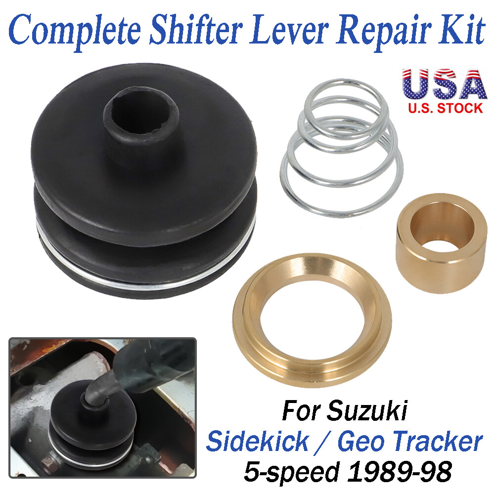 For Suzuki SIDEKICK Geo TRACKER 5-Speed Shifter Lever Repair w/ Spring Boot Kit