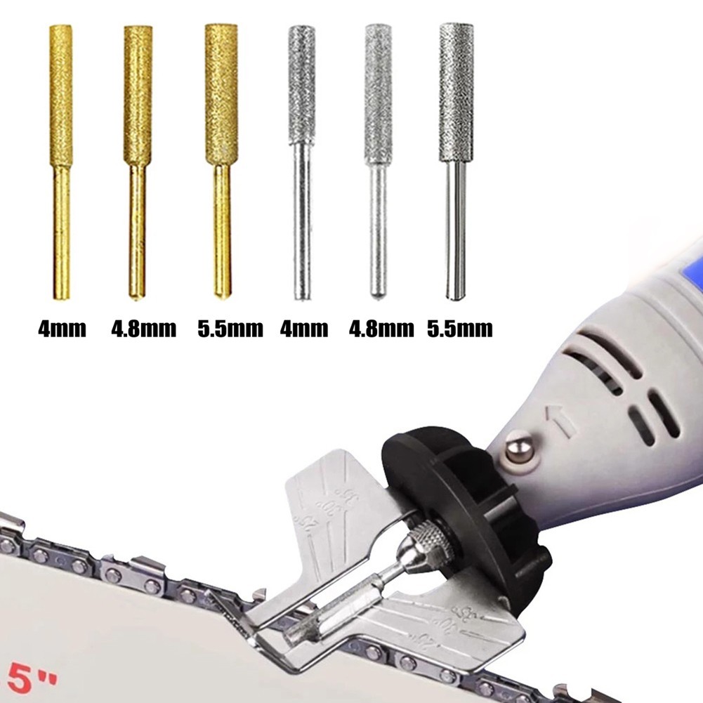 Sharpener Chainsaw Metal Grinding Carving Cylindrical Burr Grinding Tool
