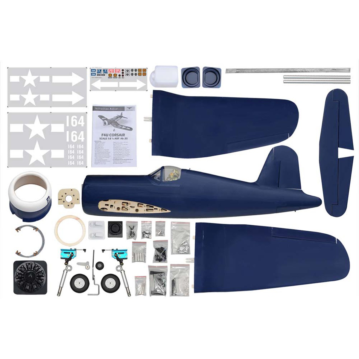Phoenix Model F4U Corsair .46-.55 GP/EP ARF 58.5 PMMA1605 Airplanes ARF Scale