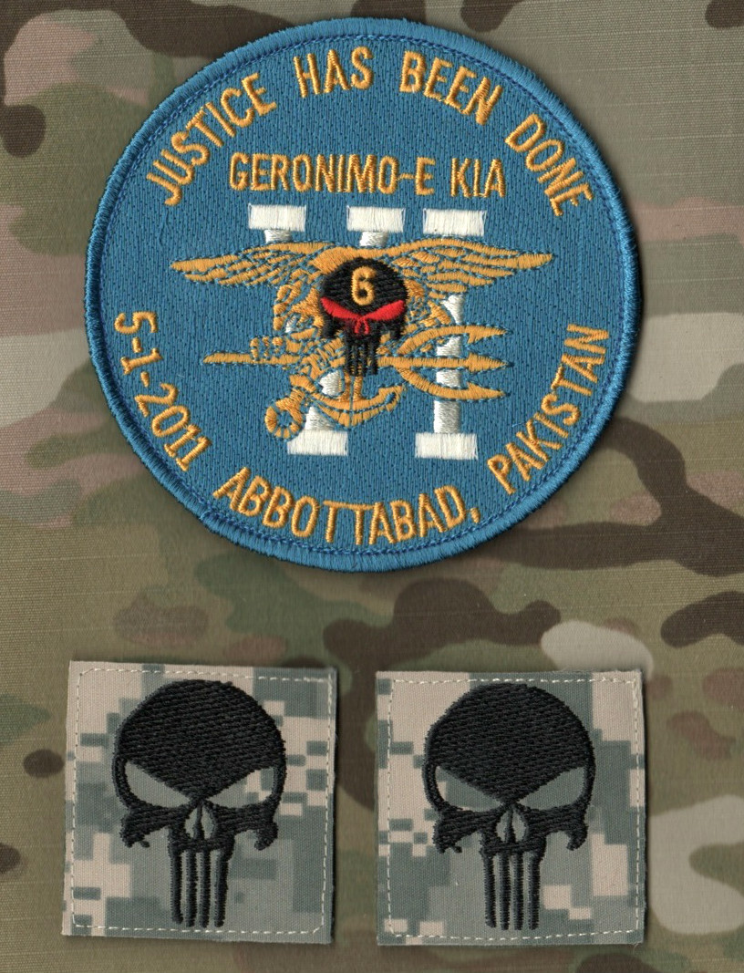 SEAL OPERATION NEPTUNE SPEAR ST6 PATCH: 5/2/2011 Osama bin Laden 'Geronimo' KIA