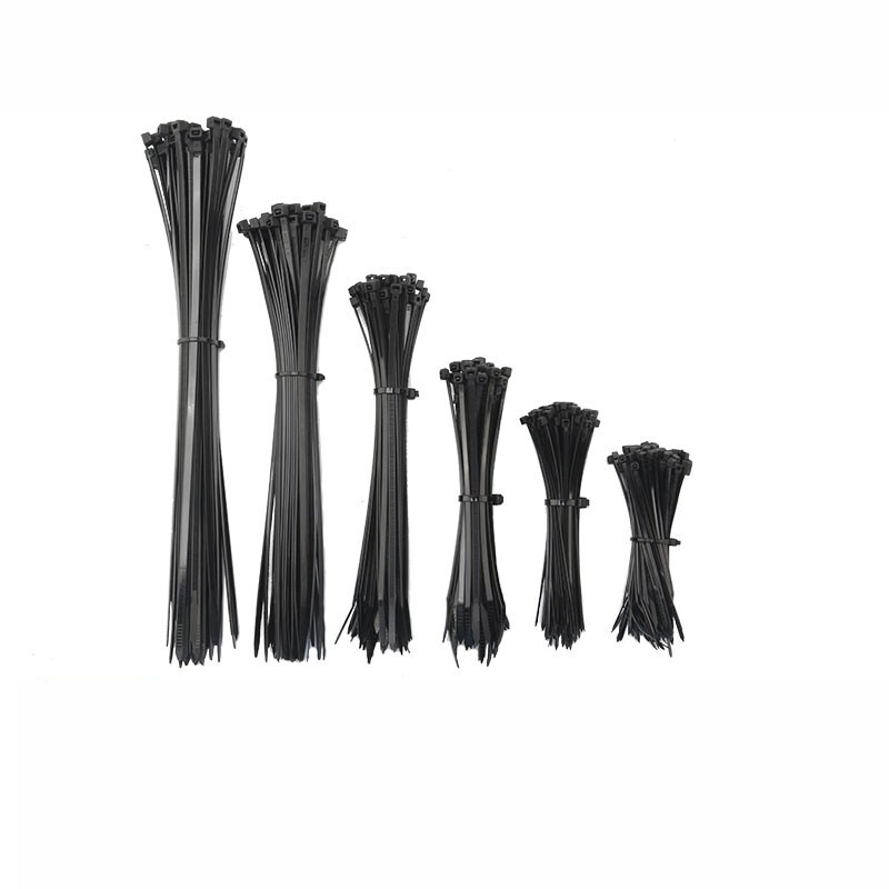 Nylon Plastic Cable Self-Locking Zip Tie Wrap Strong Extra Large Tie Black White