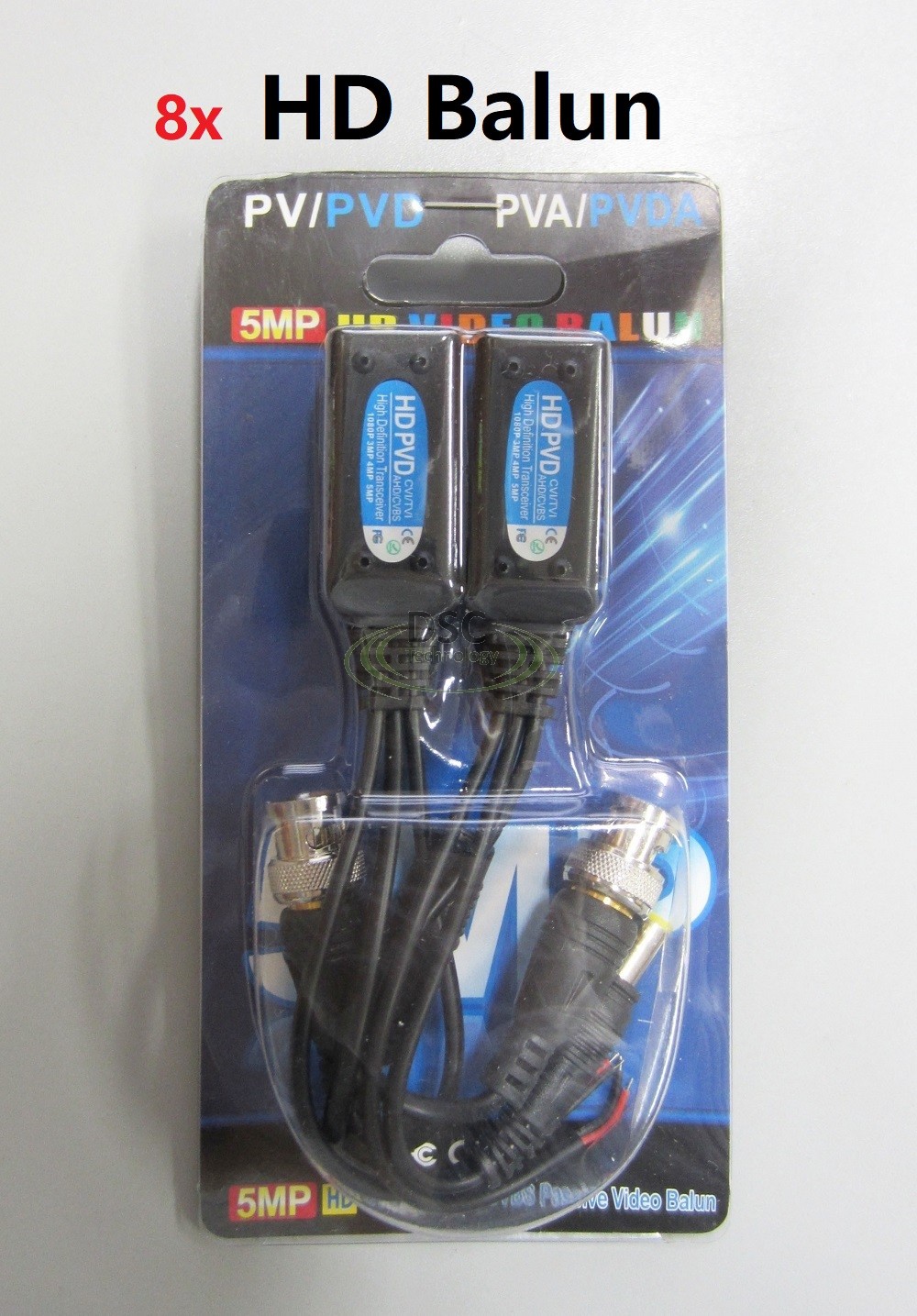 On Sale!! 8x HD Video Balun for Up to 5MP Cameras, HD-CVI / HD-TVI / AHD, RJ45