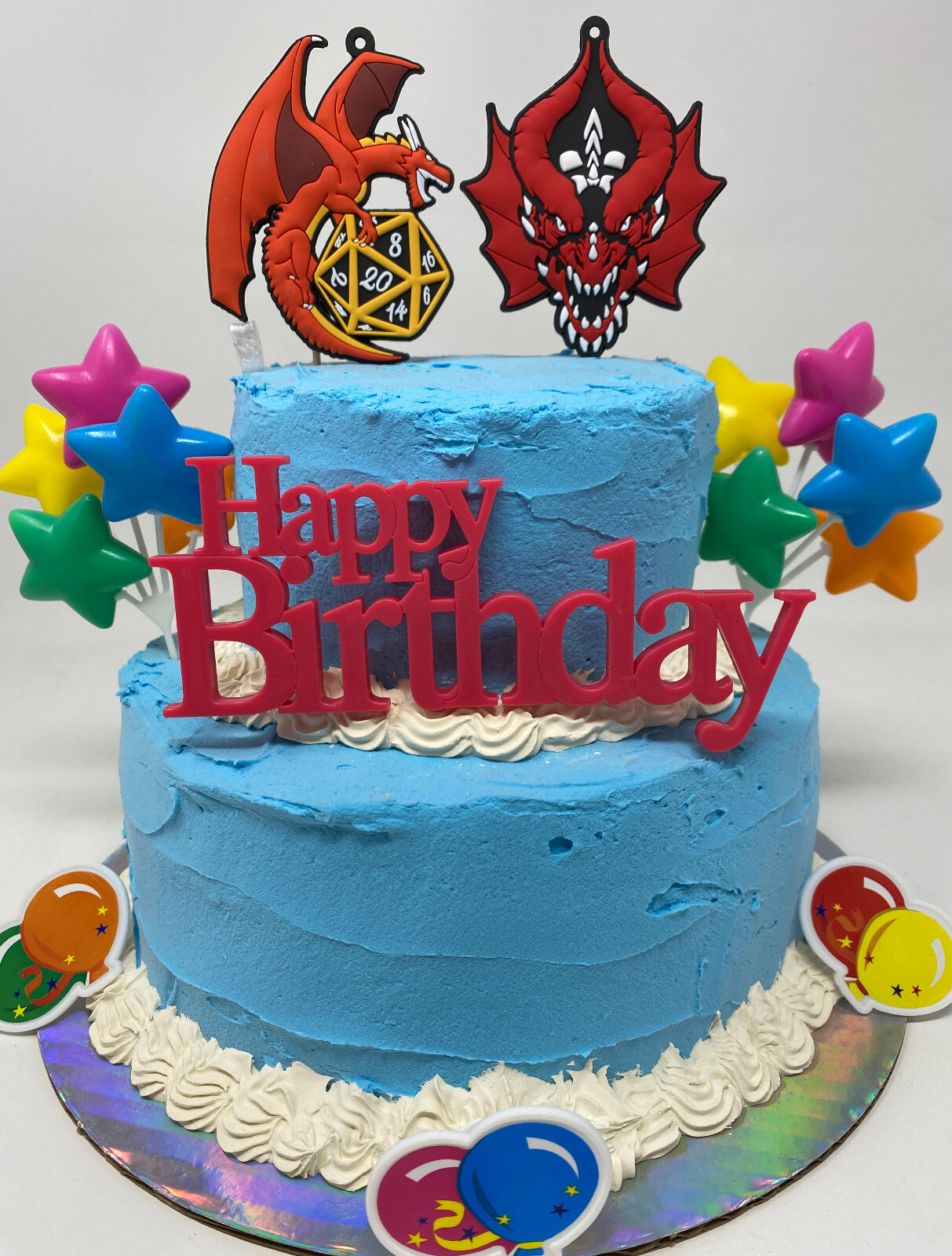 D&D Dungeons and Dragons Birthday Cake Toppers Set New
