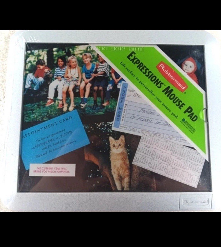 New Computer Mouse Pad Rubbermaid Expressions - Sealed