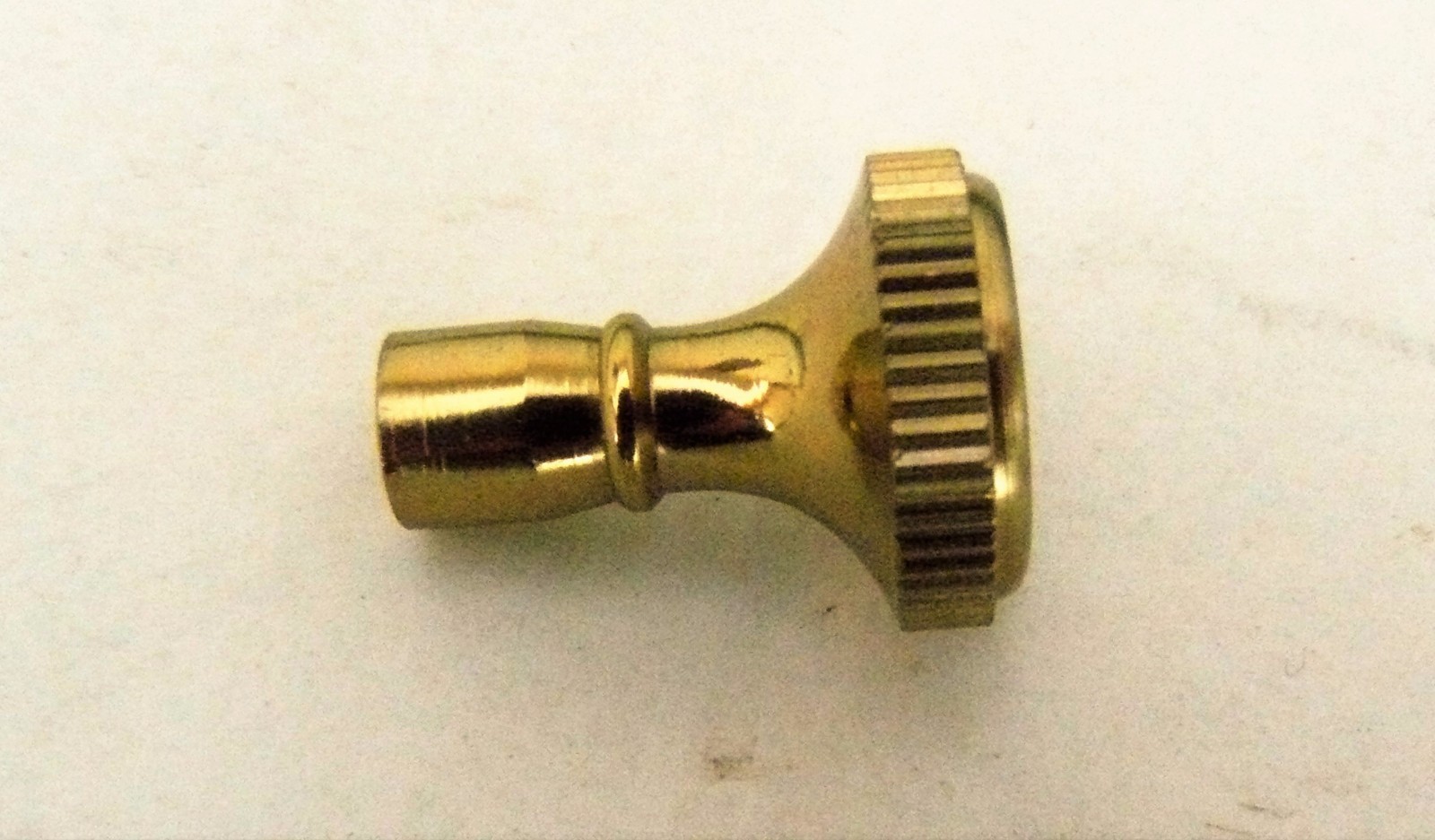 Socket Knob Turn Key Solid Brass 3/4" long Knurled Electrical Lamp Parts (KS1)