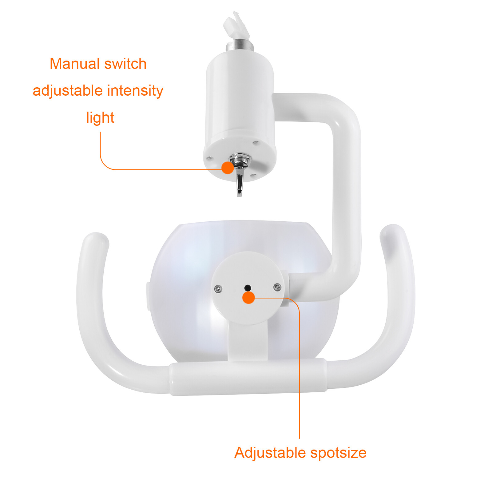 Wall Mounted Dental Shadowless Oral Cold Light Halogen Lamp Medical Exam Light