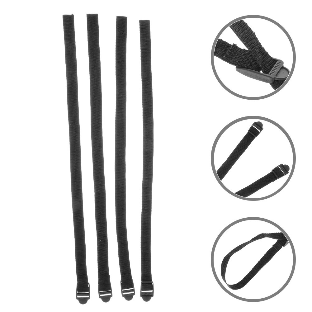 4 Pcs Strap for Ski Pole Replacement Snowboard Band Walking Cane Straps
