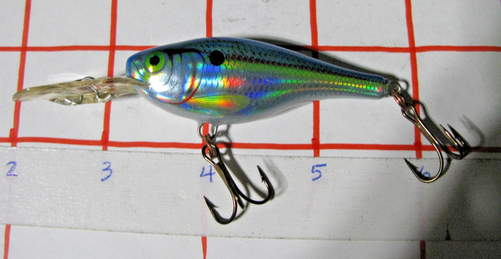 Rapala Shad Rap RS SRRS-5 SD, HESH Color, 2 3/4", .4oz. - NEW, no BOX