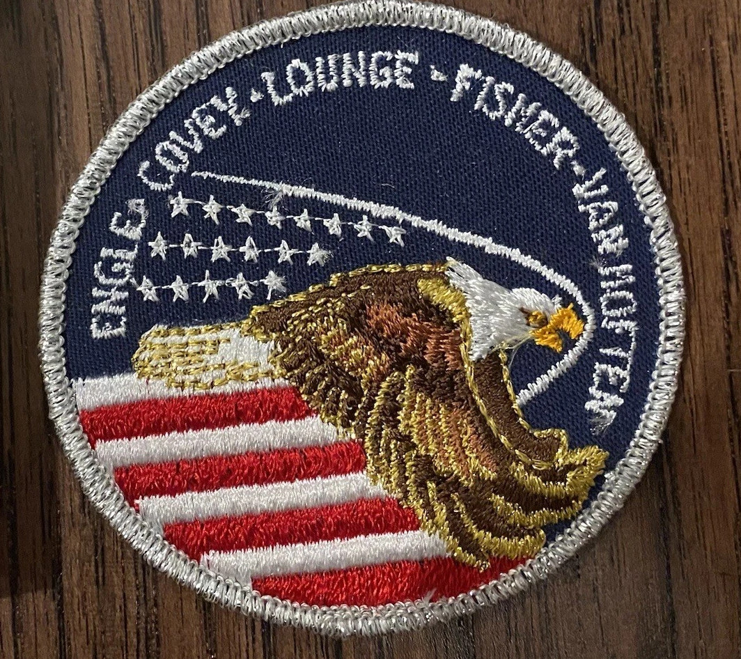 STS-51-I Astronaut Engle Covey Lounge Fisher Van Hoften Patch USA NASA Eagle