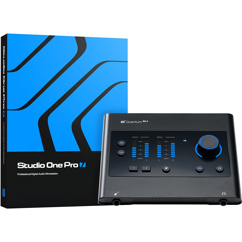 PreSonus Quantum ES 2 USB-C Audio Interface with Studio One Pro Software