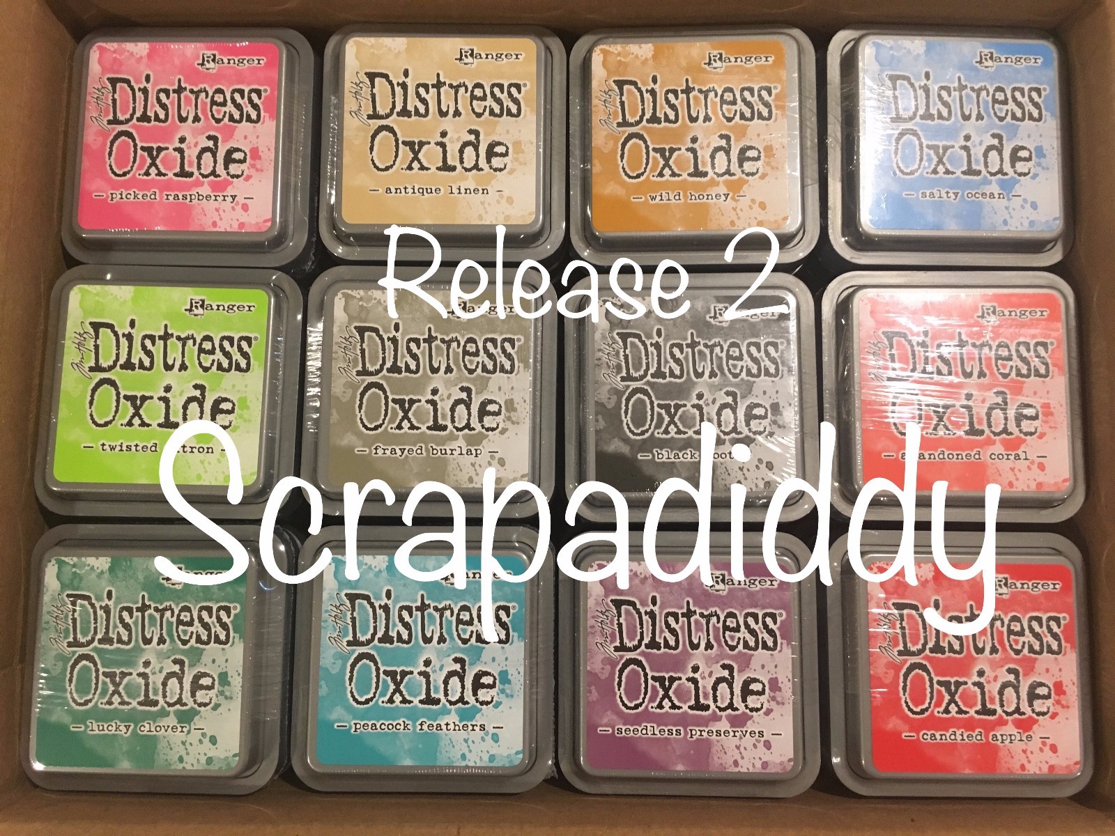RELEASE 2- Ranger Tim Holtz DISTRESS OXIDE Ink Pads- ALL 12 Colors- IN STOCK