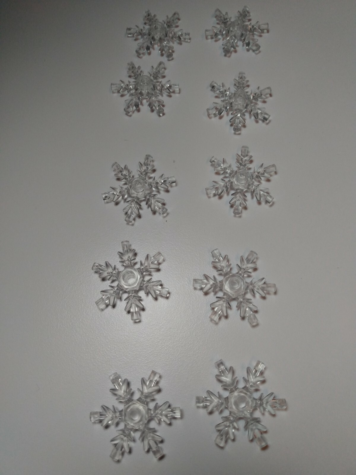 Snowflake Clear Crystal #42409 — 10 Pieces—Custom & Compatible