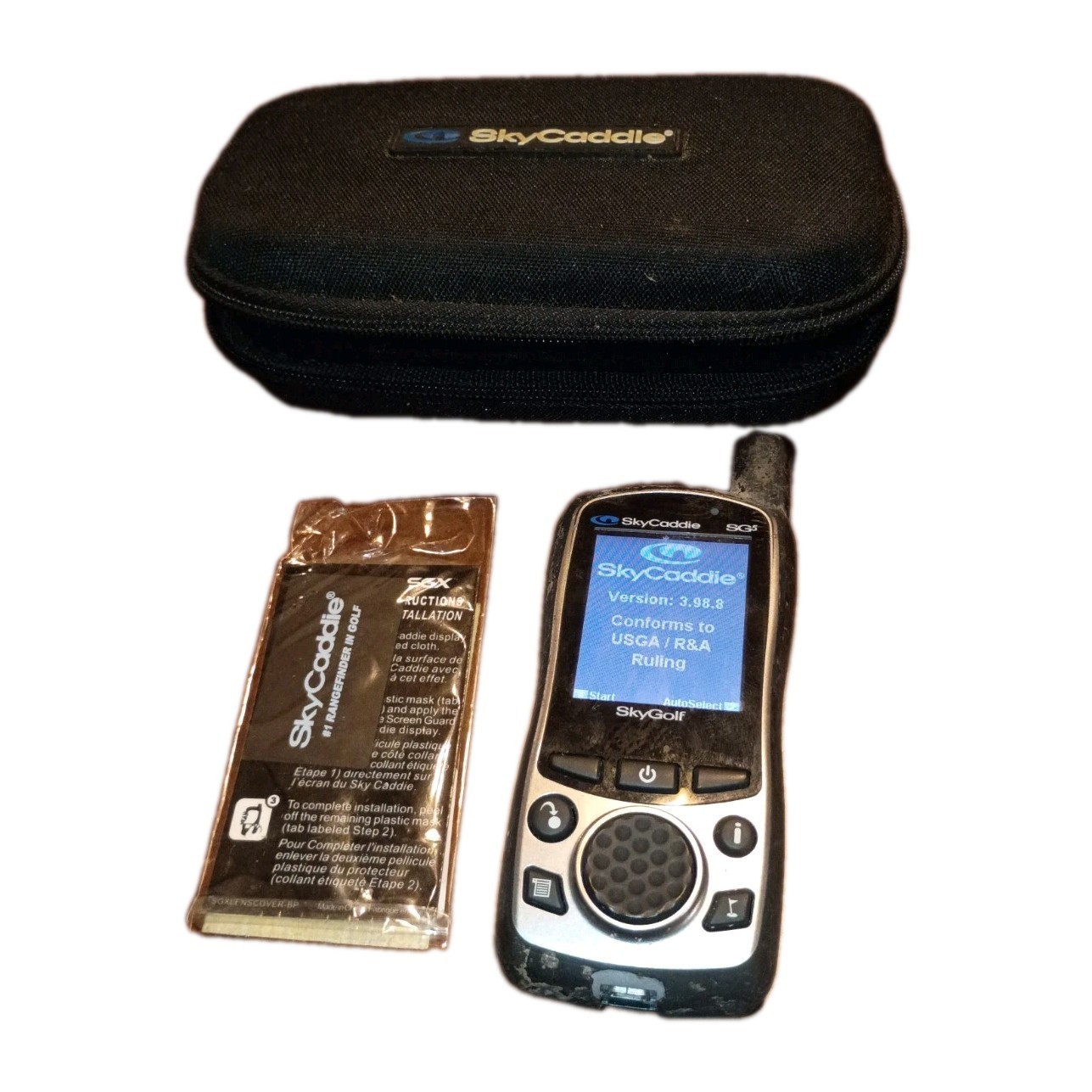 SkyCaddie SG5 Golf GPS Rangefinder Handheld w/ Case *READ