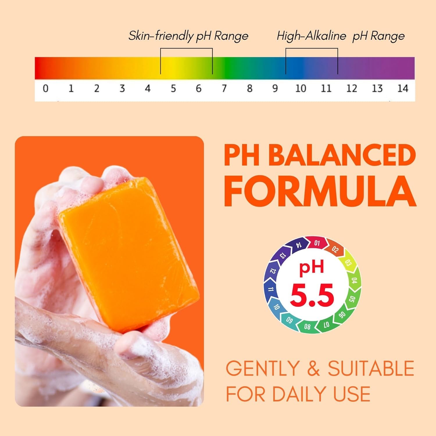 Persimmon Soap Pack 3 For Old People Smell, Odor Control - Japanese Deodorant...