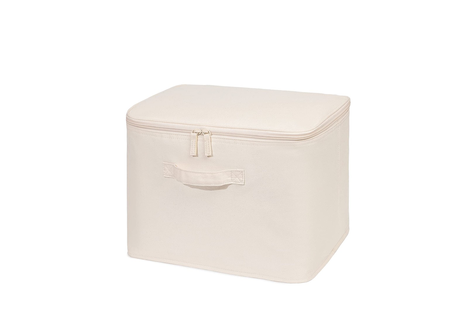 Decorative Basket Rectangular Fabric Storage Bin Organizer Basket with Handle...