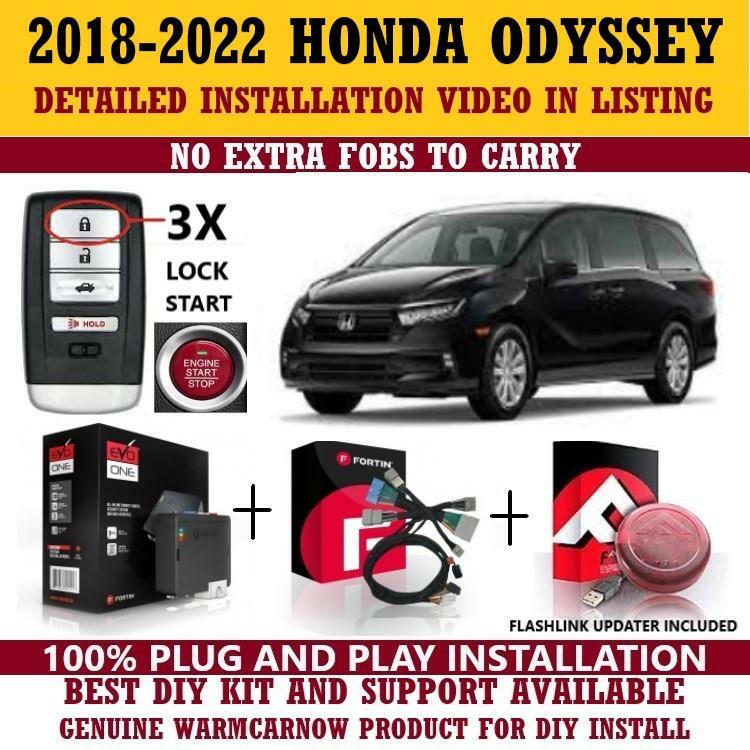 PLUG & PLAY REMOTE START 2018 HONDA ODYSSEY PUSH TO START