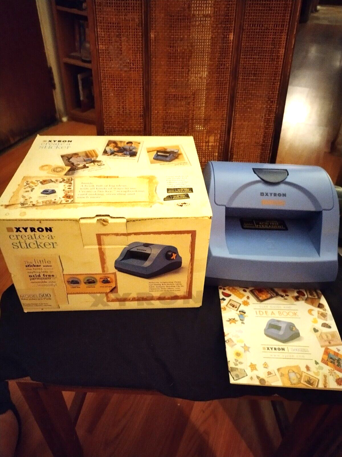 XYRON Create-a-Sticker Model 500 In Box w/ Manual VG Condition