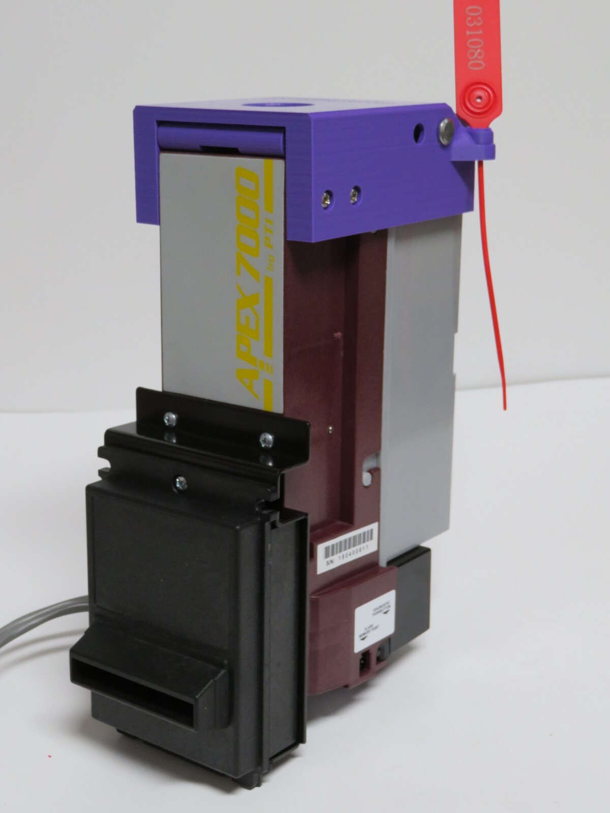 Validator vault for bill box of Pyramid bill acceptor