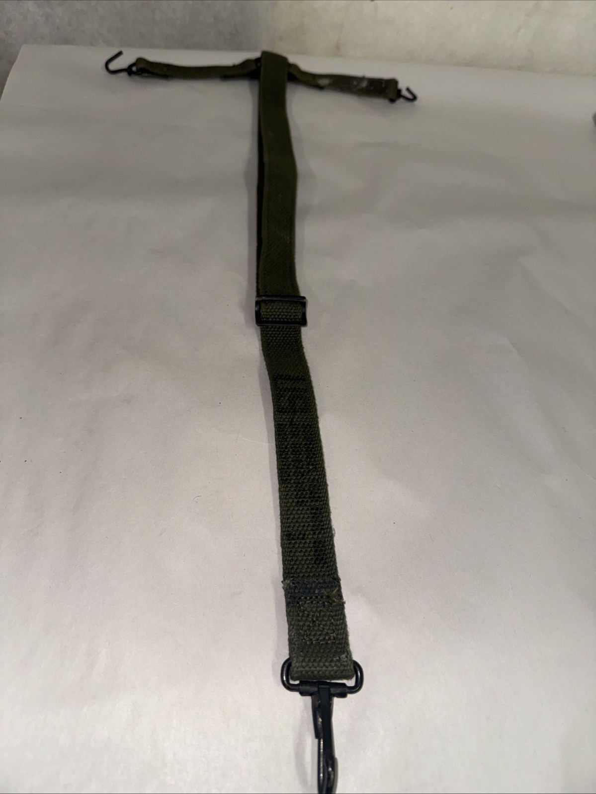 USGI M1956 Field Gear Suspender Strap OD Green Webbing LBE Vietnam Era