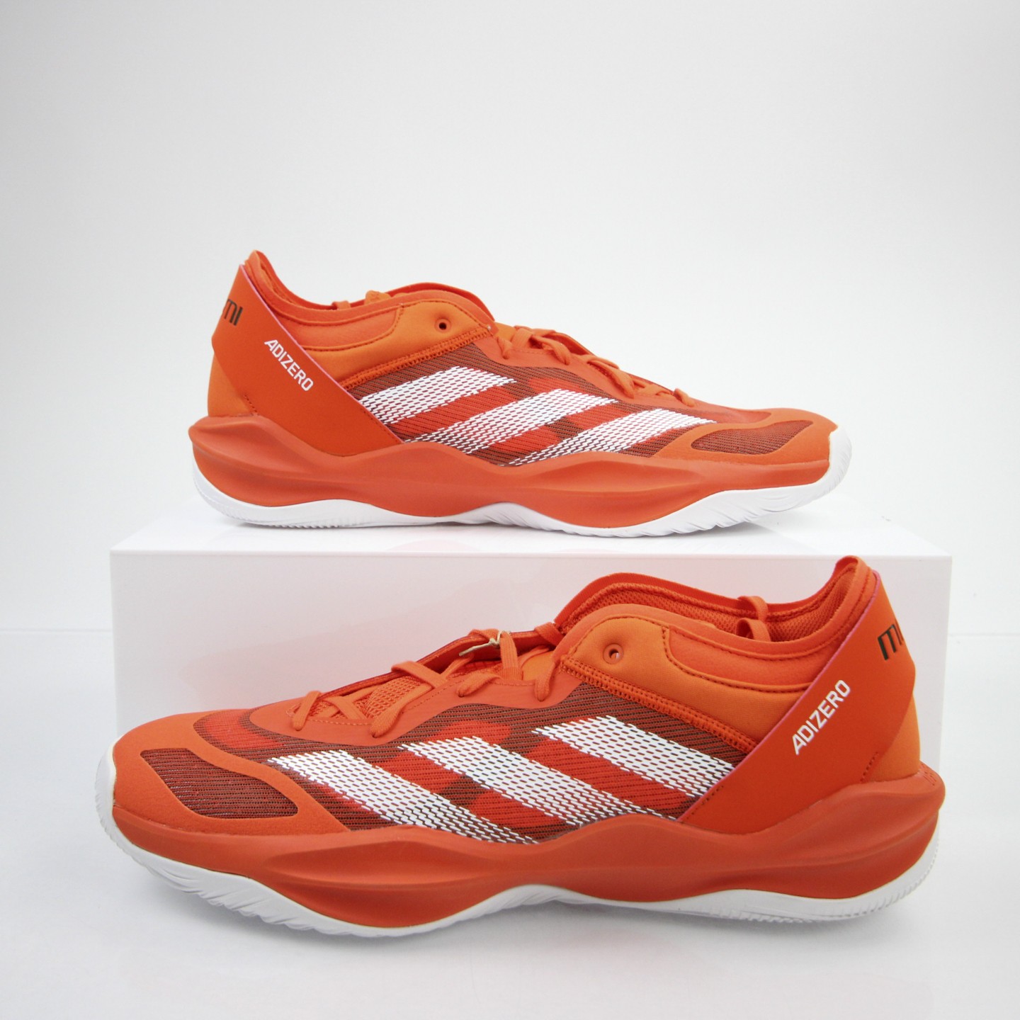 Miami Hurricanes adidas adizero Basketball Shoe Men's New without Box 15