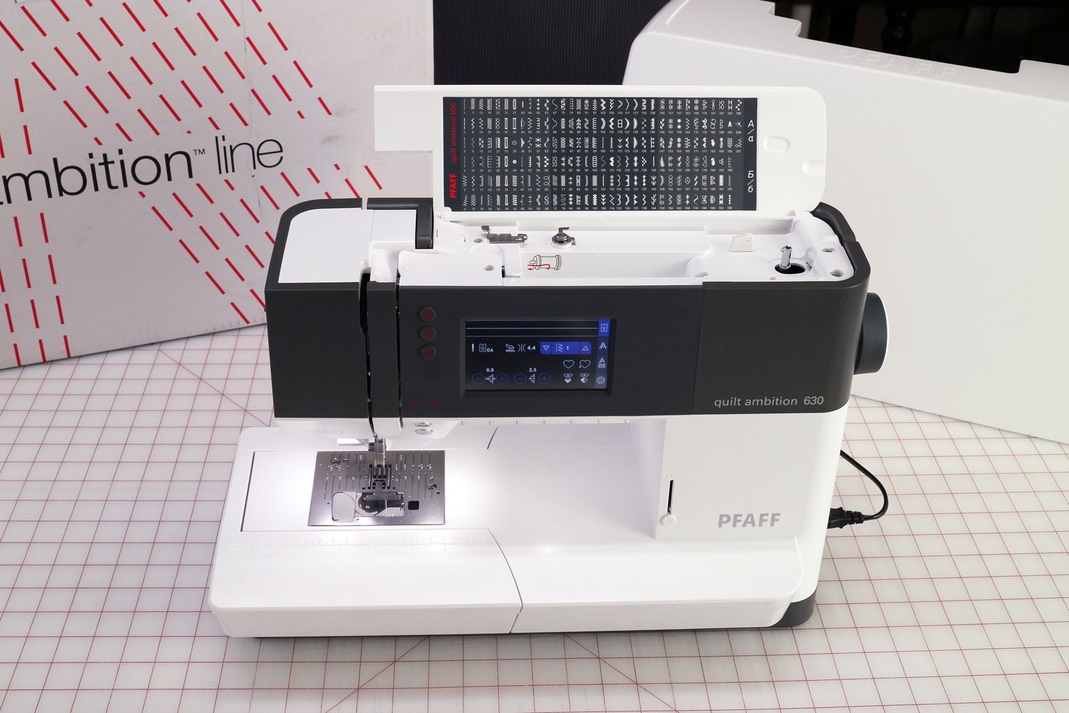 PFAFF Quilt Ambition 630 Sewing Machine IDT System Touchscreen