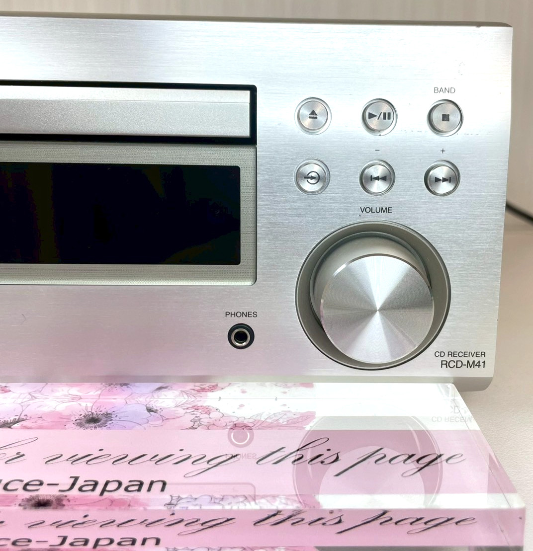 DENON RCD-M41 CD Receiver Integrated Amplifier Tested Working Silver