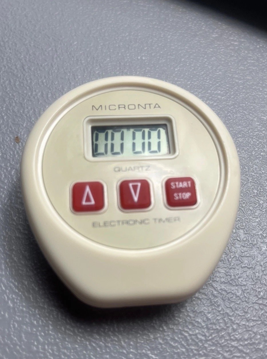 Vintage Micronta RadioShack 63-879 LCD Countdown Quartz Electronic Timer Tested!