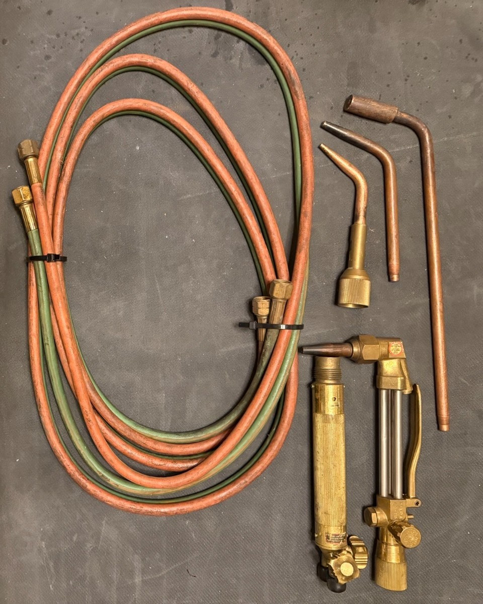 NAPA Torch Set with Hoses for Welding Cutting - Vintage, Made In Ireland