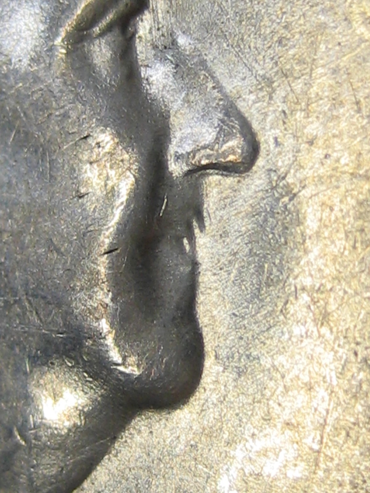 1955 Silver Half dollar "Bugs Bunny" in AU circulated condition.