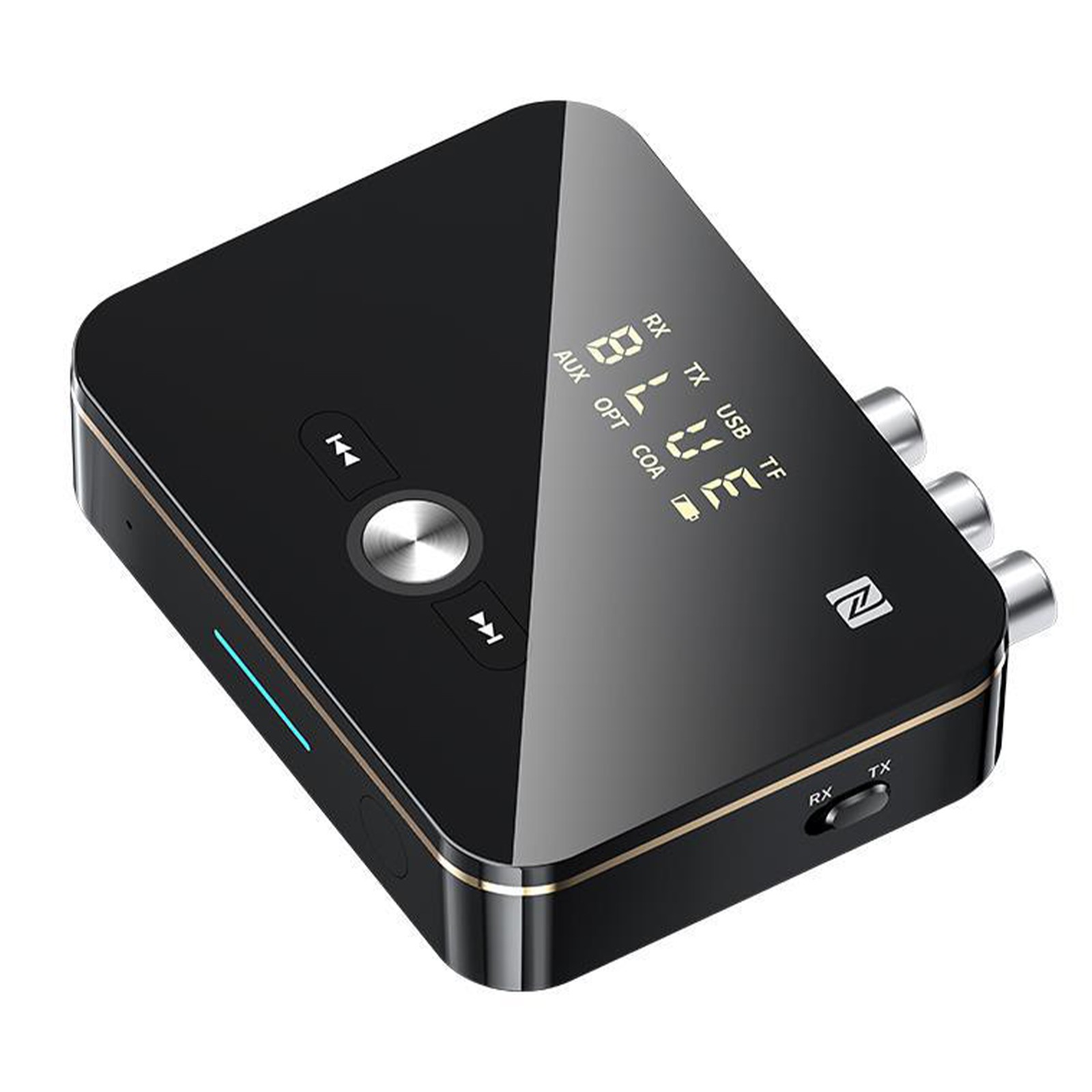 LED Display NFC Bluetooth 5.0 Transmitter Receiver Remote Control Type-C Adapter