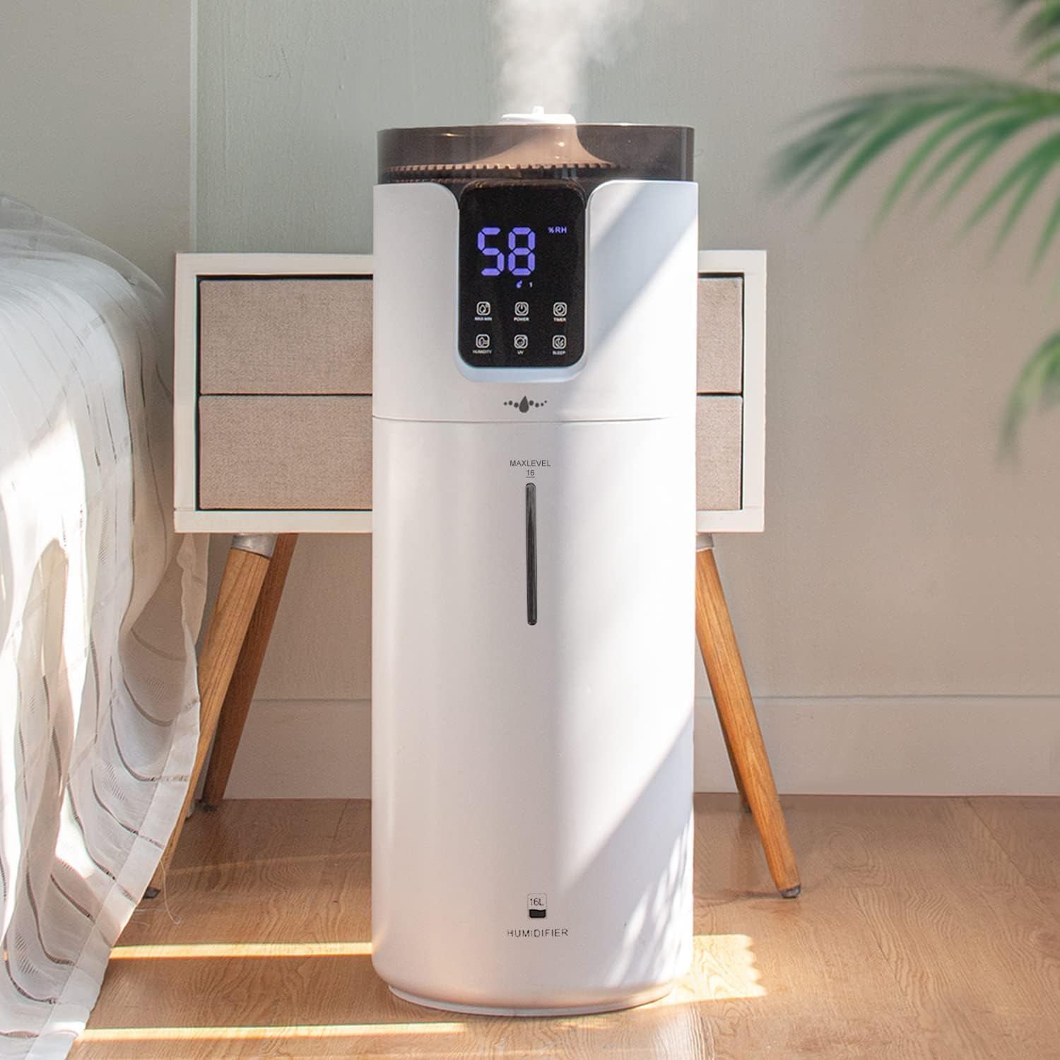 Humidifier Large Room 16L/4.2Gal -  Whole House Humidifier for Home1500 Sq.Ft. U