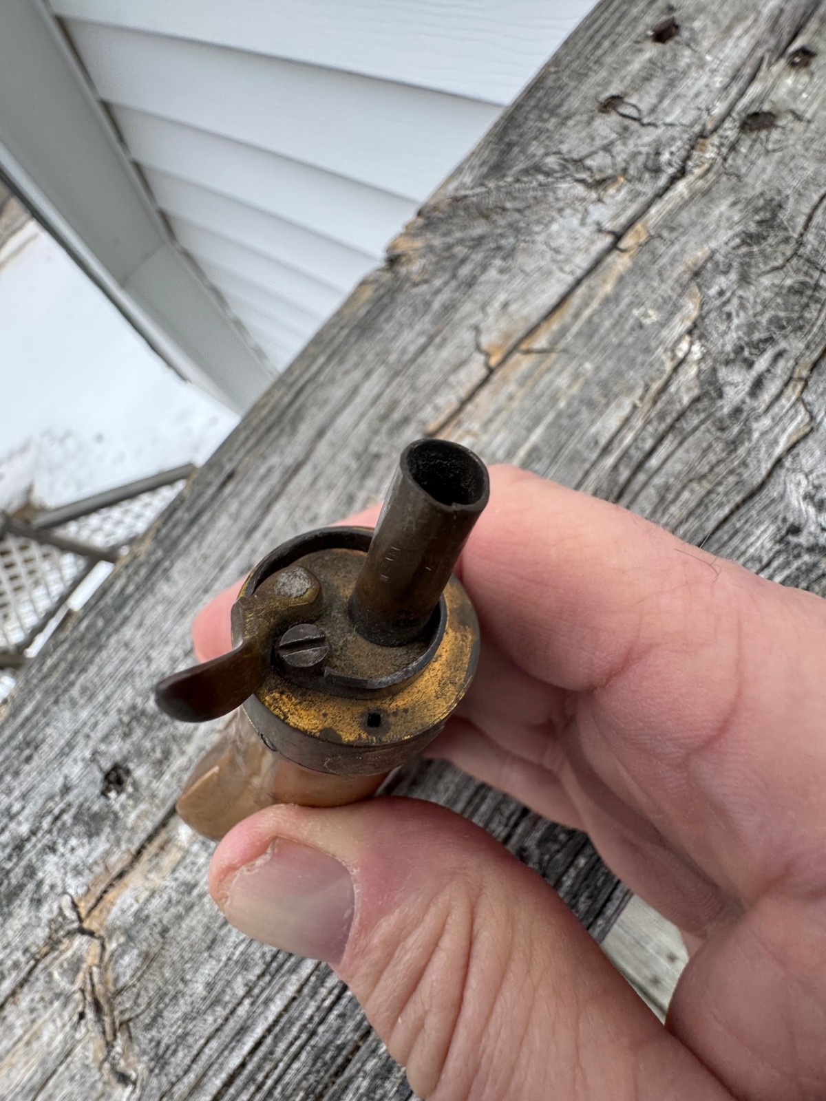 Antique Colt Eagle Powder Flask- Pocket size