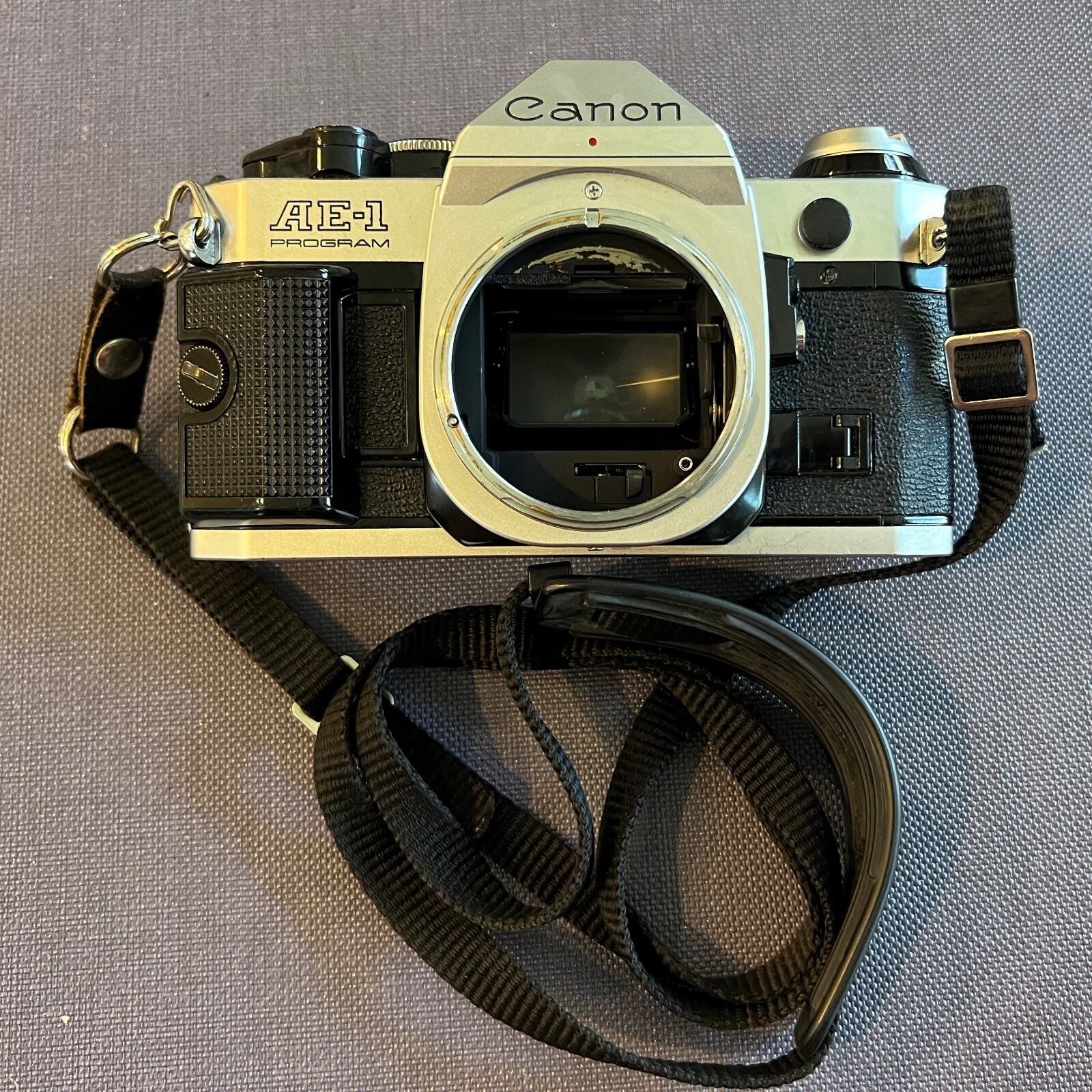 Canon AE-1 Program Camera Body Silver Japan TESTED