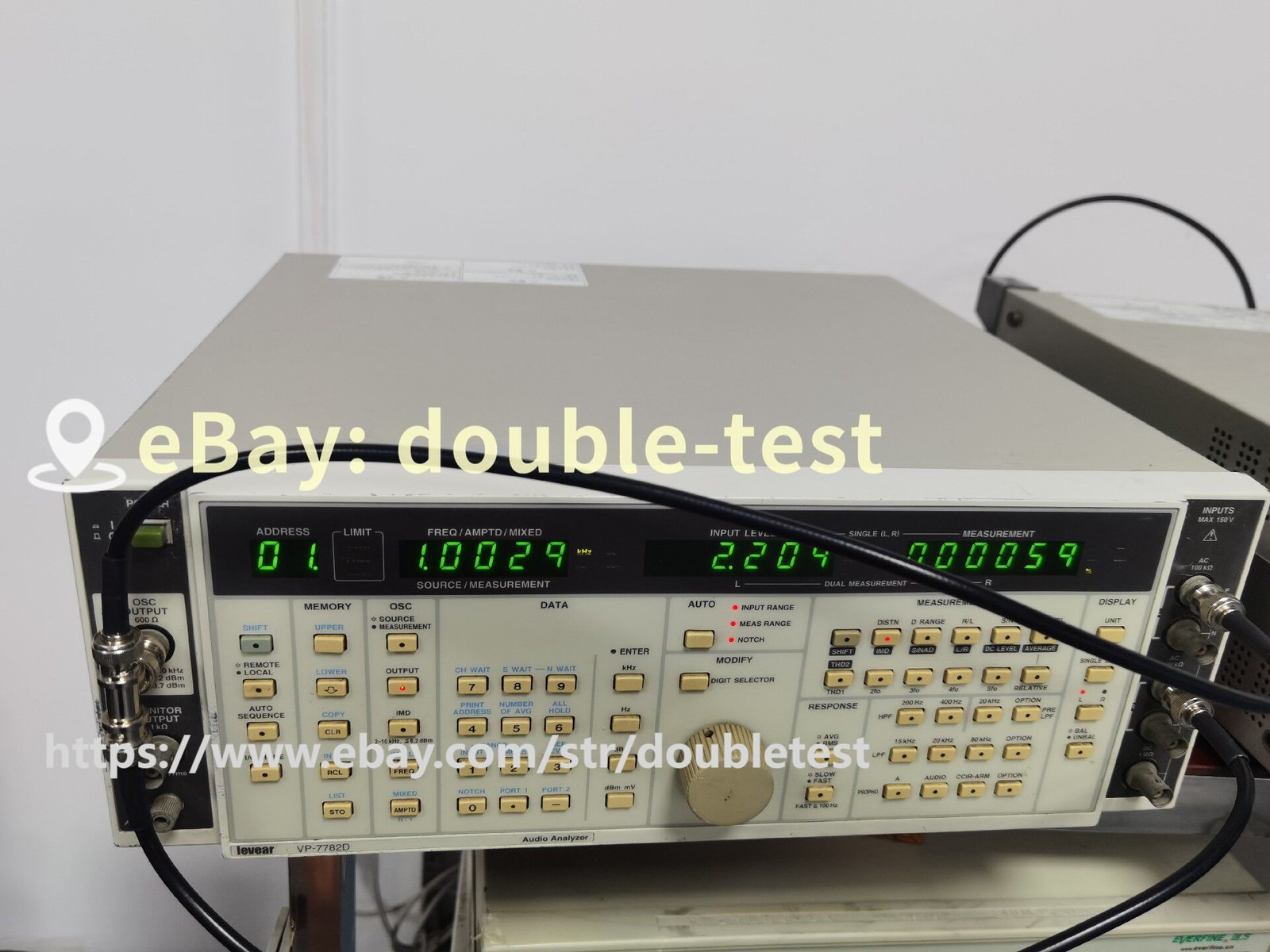 1pc levear VP-7782D Audio Analyser