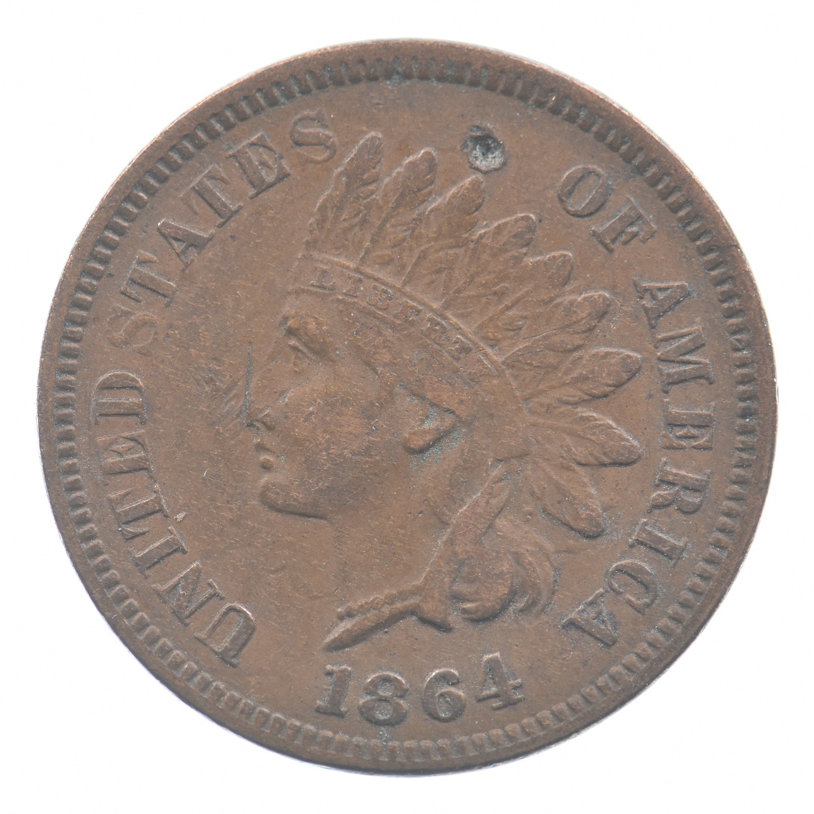 1864 L Indian Head Cent *8829