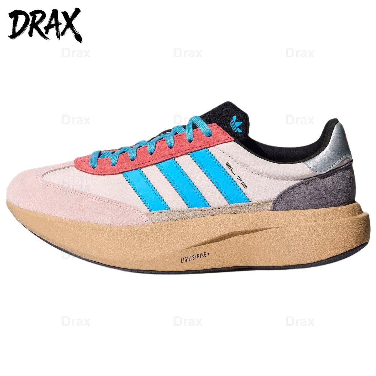 adidas Originals SL 72 PRO Retro Lifestyle Sneaker Pink/White/Blue KK3075