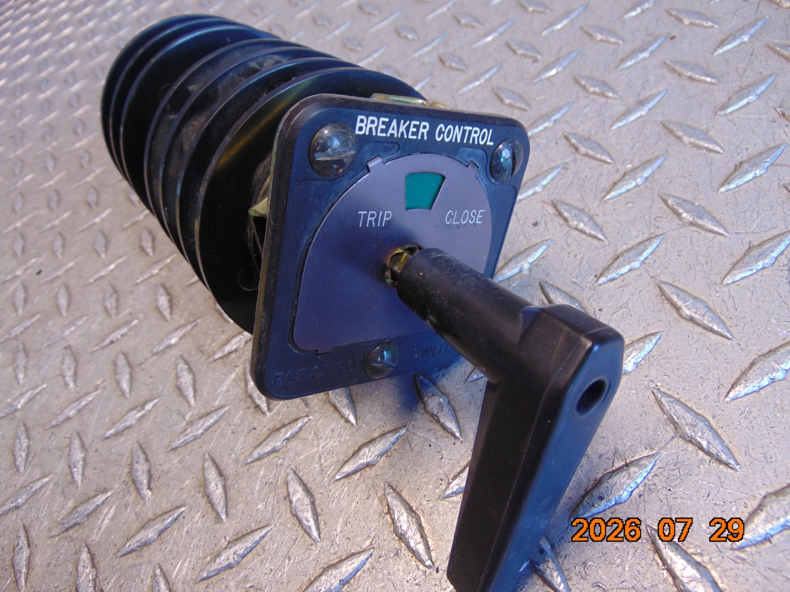 Electroswitch 2457D Series 24 Rotary Switch Breaker Control - chipped