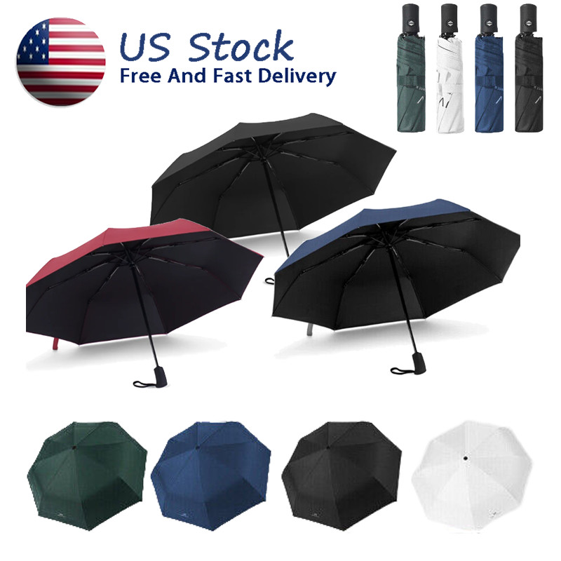 Fully automatic reinforced UV protection sunblock vinyl folding umbrella