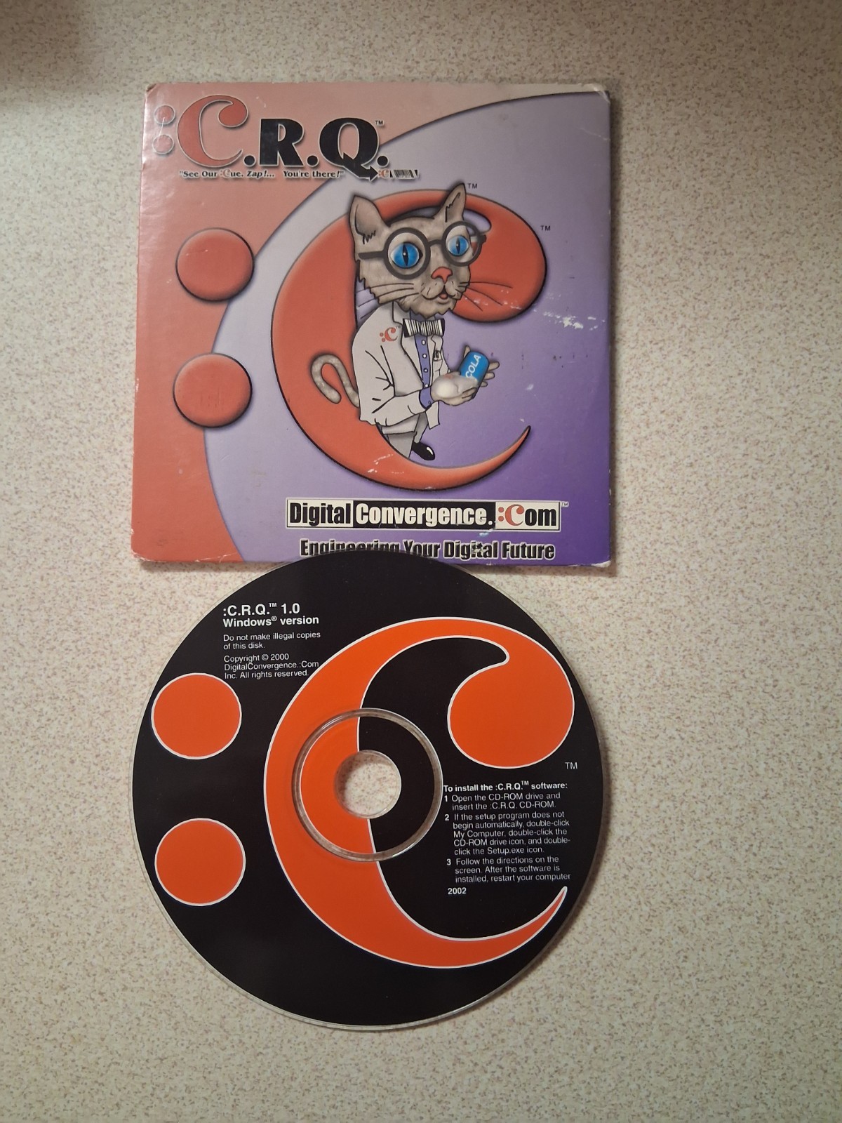 C.R.Q. Digital Convergence Digitial Future 2000 PC Computer Program Software