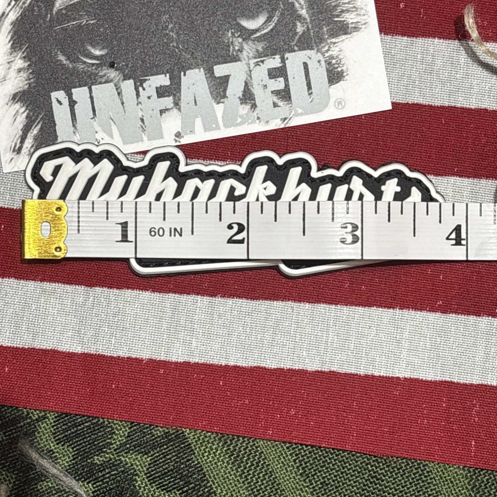PvC My Back Hurts WhiteBk Tactical Hook & Loop Patch Rubber 3d